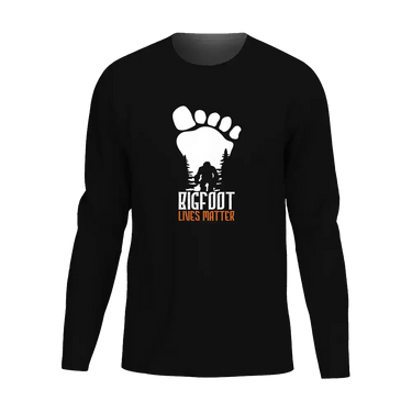 Bigfoot Lives Matter Men Long Sleeve Shirt